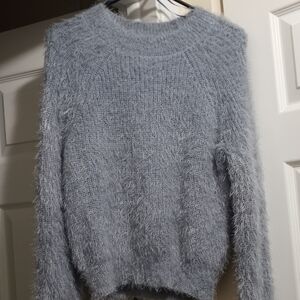Blue Fuzzy Sweater